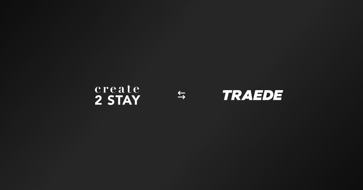 TRAEDE and Create2Stay partnership allows brands the opportunity to become part of the growing second-hand market.
